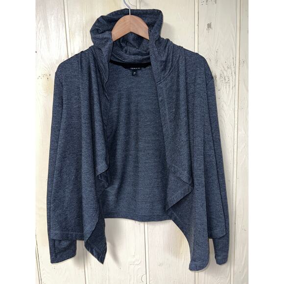 Torrid Medium / Large Cardigan Hoodie Sweatshirt Open Hooded Heather Gray (00) - Picture 6 of 13